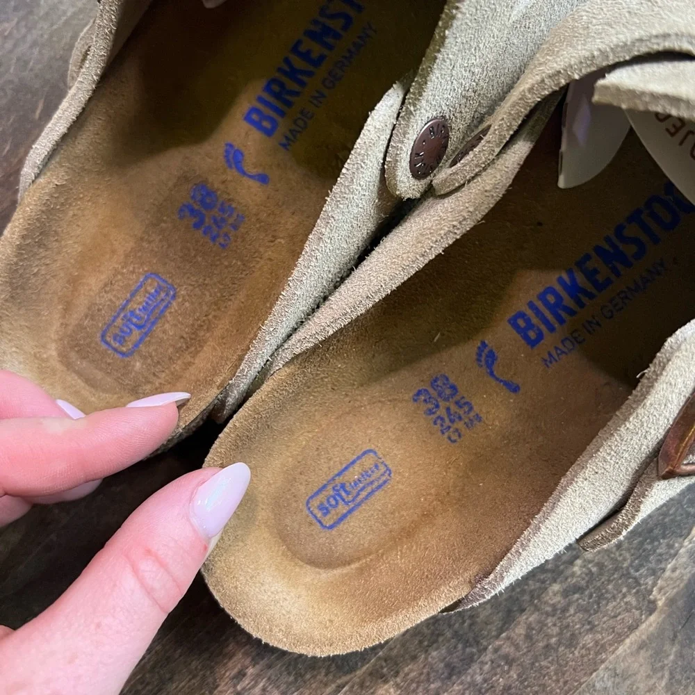 NWOT Birkenstock Boston Clog Taupe - Picture 5 of 11